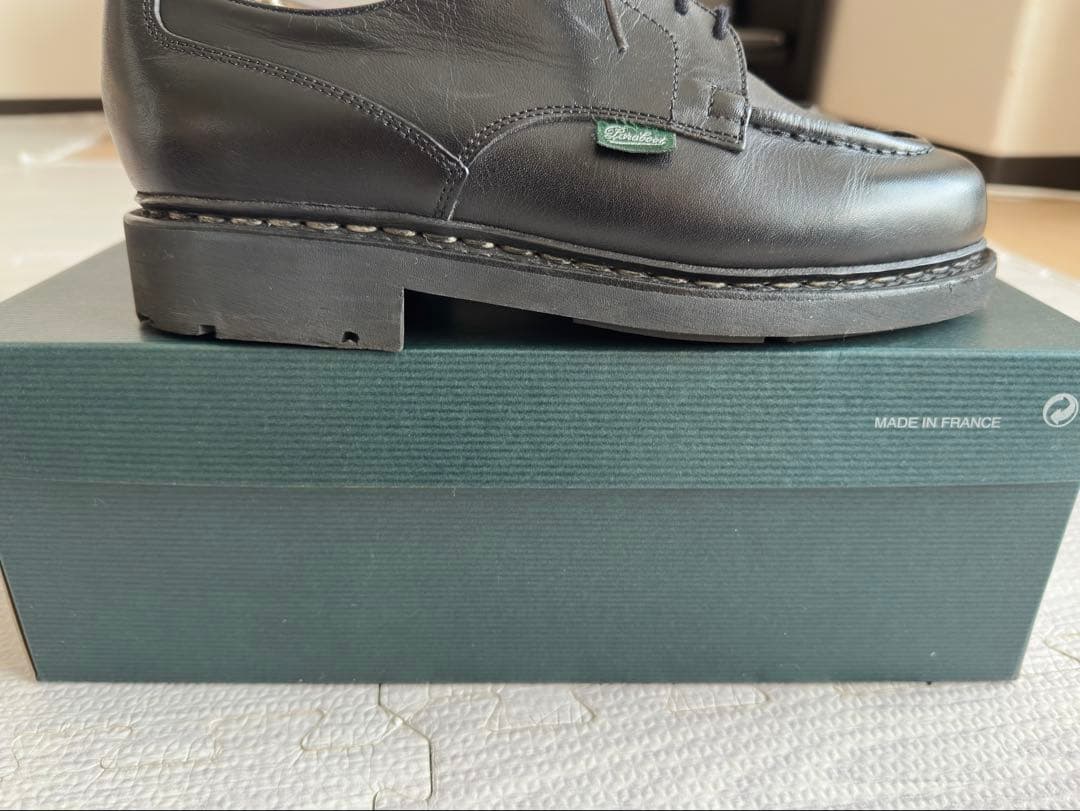 【極美品、純正シューツリー付】パラブーツ　シャンボード　ブラック　サイズ5.5