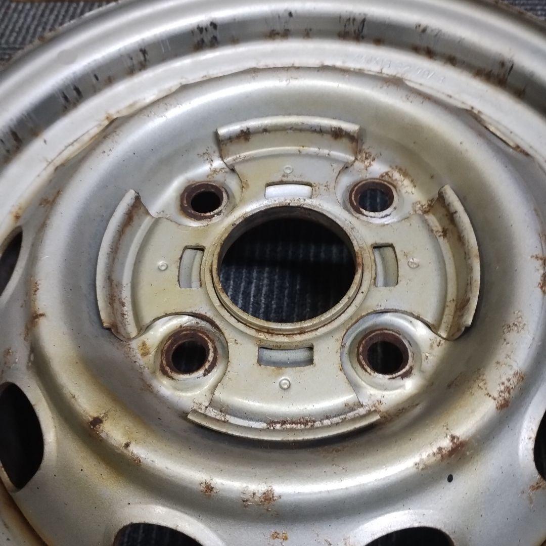 旧車 ② トヨタ コロナ純正 スチールホイール 中古品