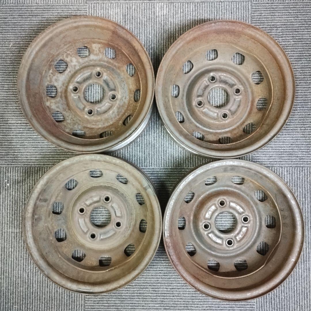 旧車 ② トヨタ コロナ純正 スチールホイール 中古品