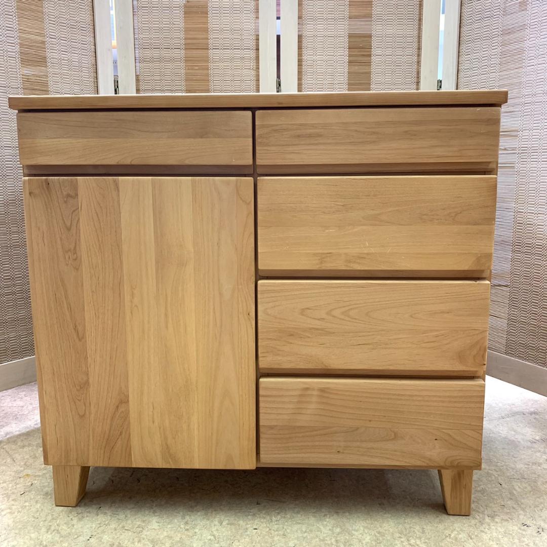 ★★ISSEIKI　サイドボード 　キャビネット　北欧家具　BASK SB 80