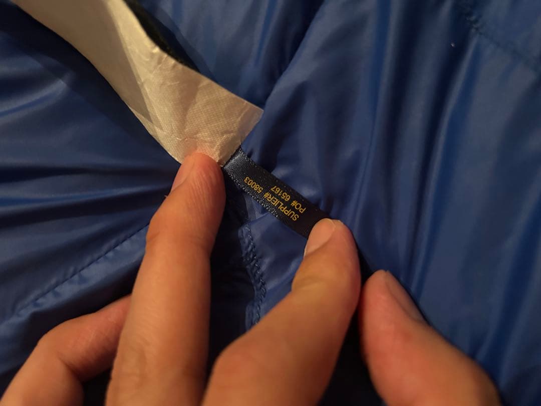 ポロラルフローレン ダウンベスト ビッグポニー フード USA ブルー S