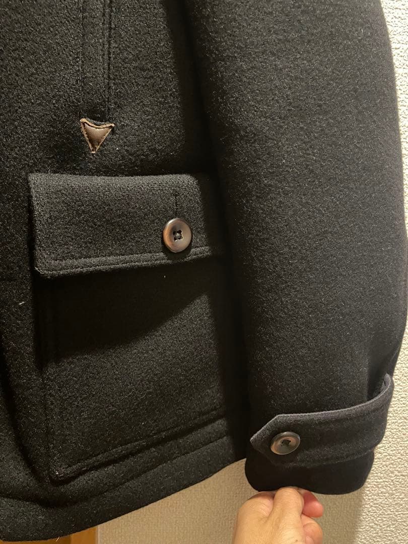 ルードギャラリー rudegallery 黒 ダッフルコート フード付き