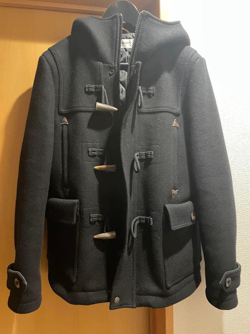 ルードギャラリー rudegallery 黒 ダッフルコート フード付き