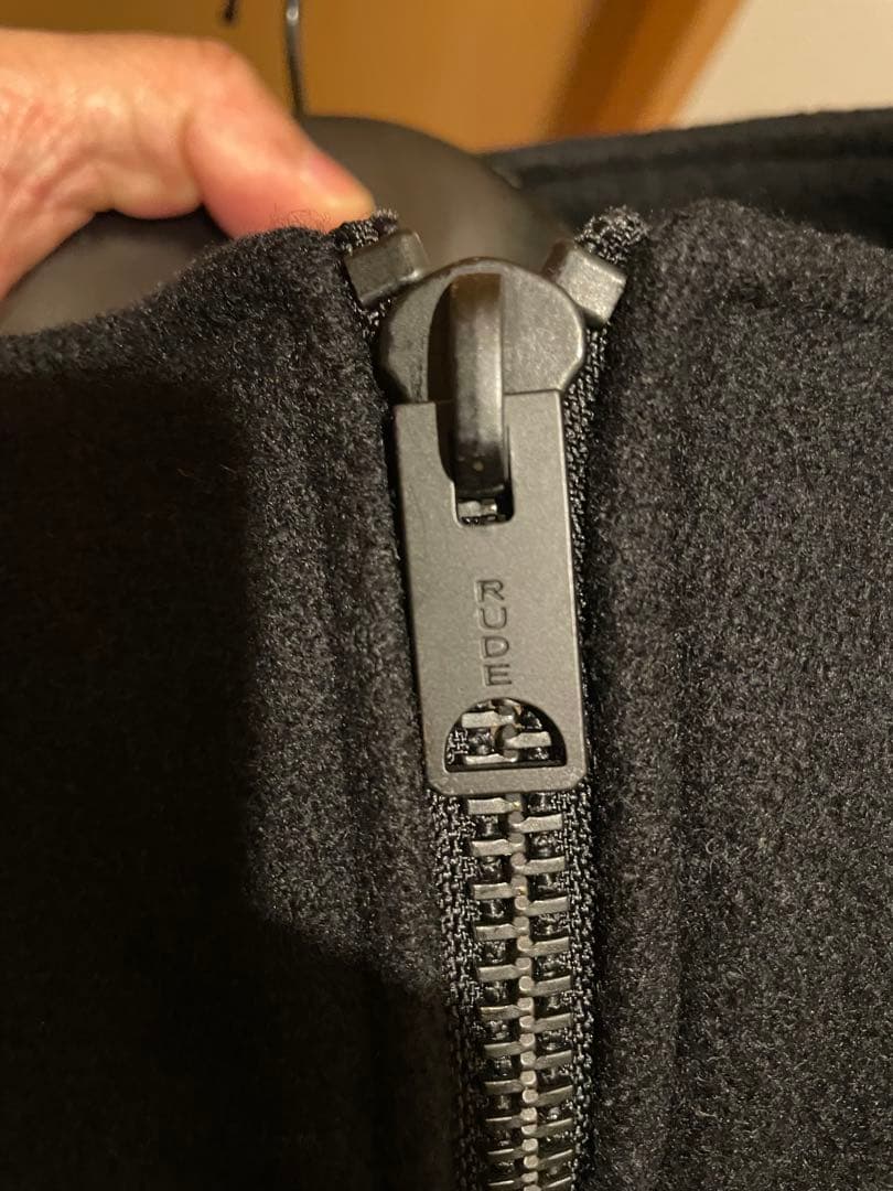 ルードギャラリー rudegallery 黒 ダッフルコート フード付き