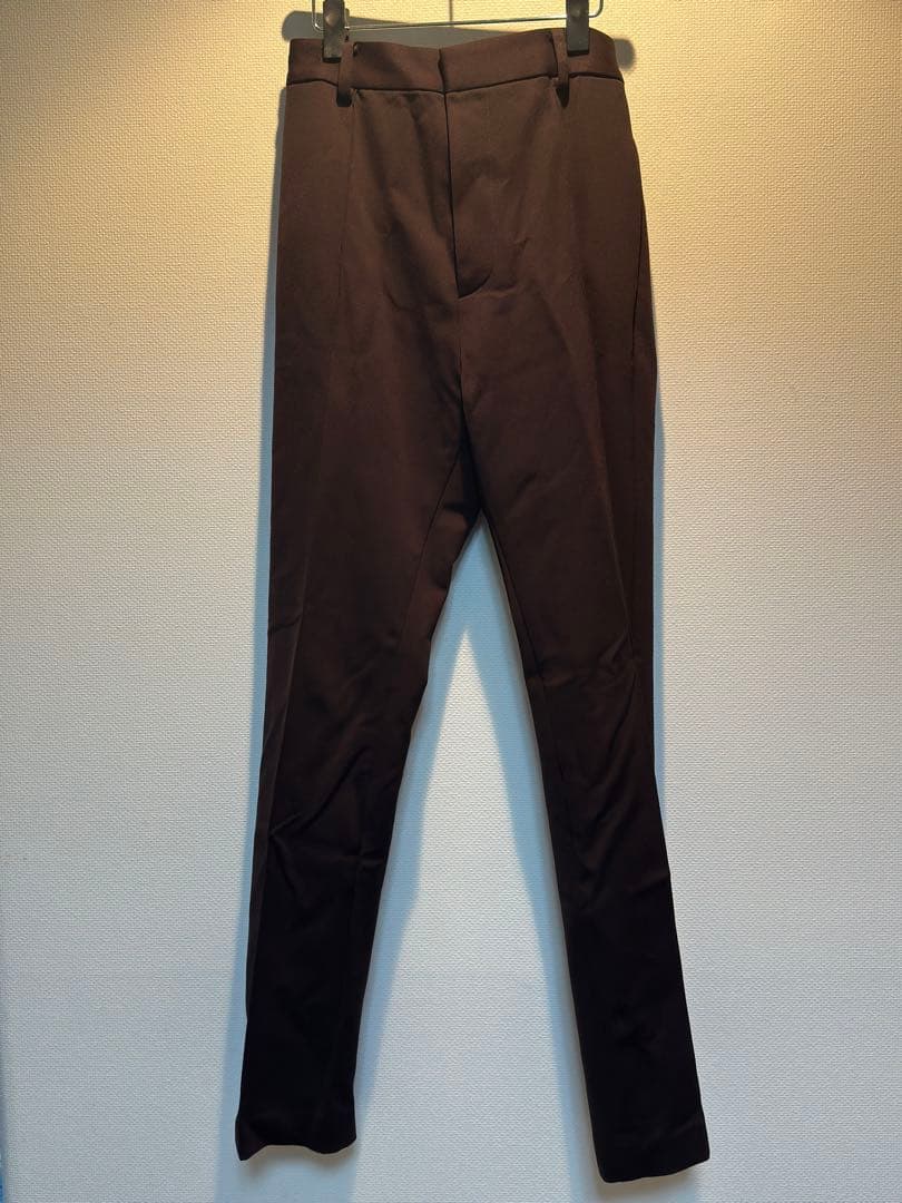 L'Appartement アパルトモン Side Zip Pants ブラウン