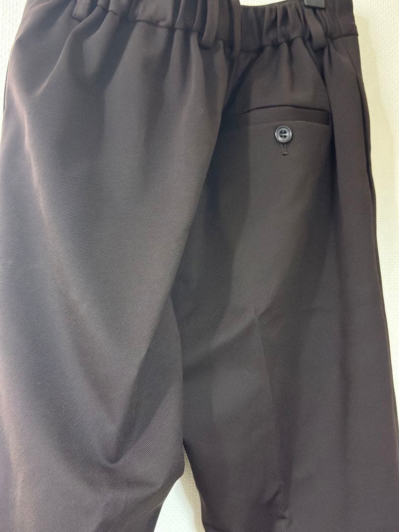 L'Appartement アパルトモン Side Zip Pants ブラウン