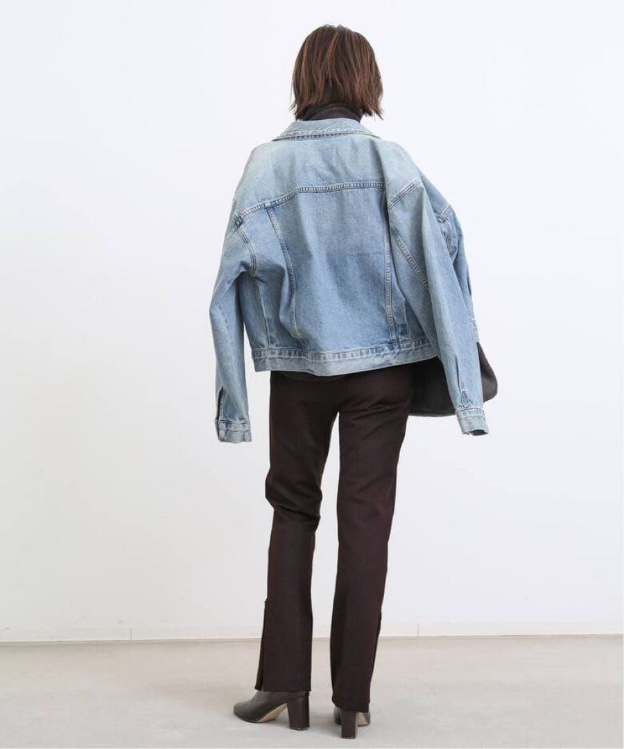 L'Appartement アパルトモン Side Zip Pants ブラウン
