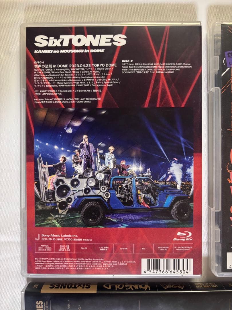 SixTONES「慣声の法則 in DOME」「VVS」「YOUNG OLD」