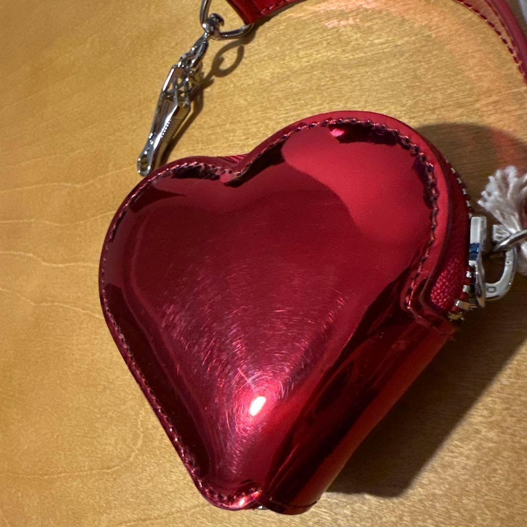 Vivienne Westwood ハートケース エナメル レッド