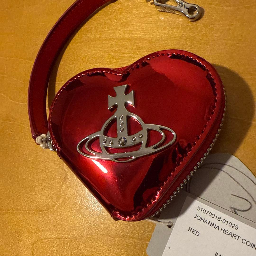 Vivienne Westwood ハートケース エナメル レッド