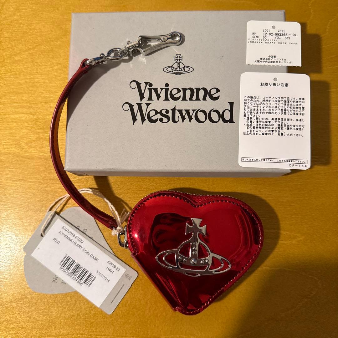Vivienne Westwood ハートケース エナメル レッド