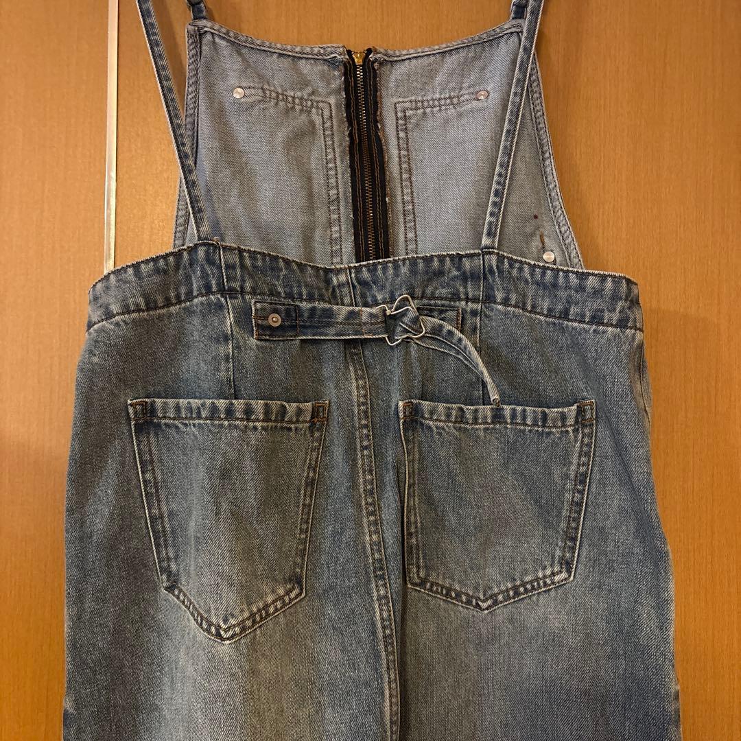 【LOUNGEDRESS】デニム　サロペットスカート