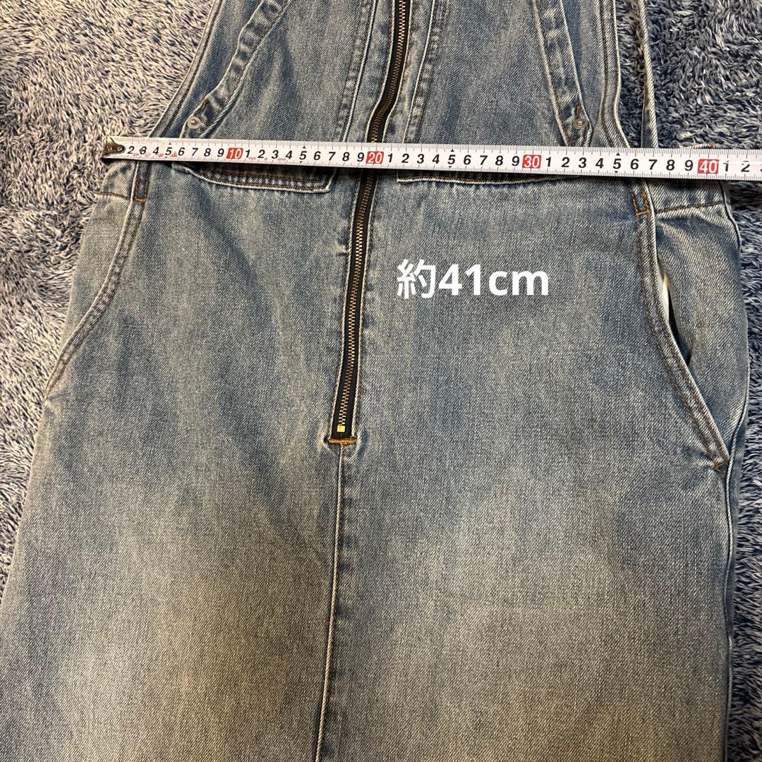 【LOUNGEDRESS】デニム　サロペットスカート