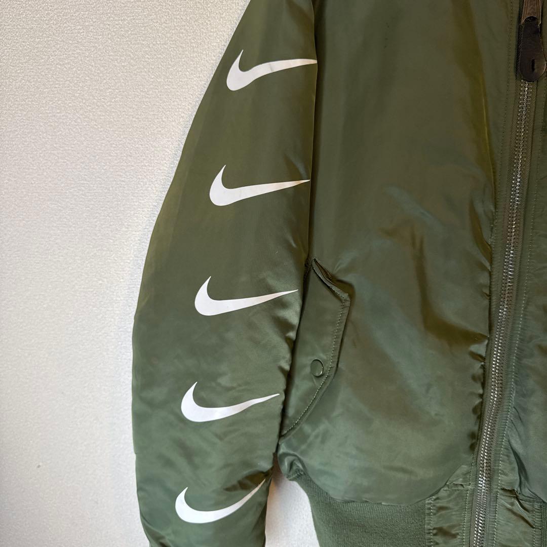 大*海様 【超希少】NIKE × ALPHA MA-1 ボンバージャケット カー