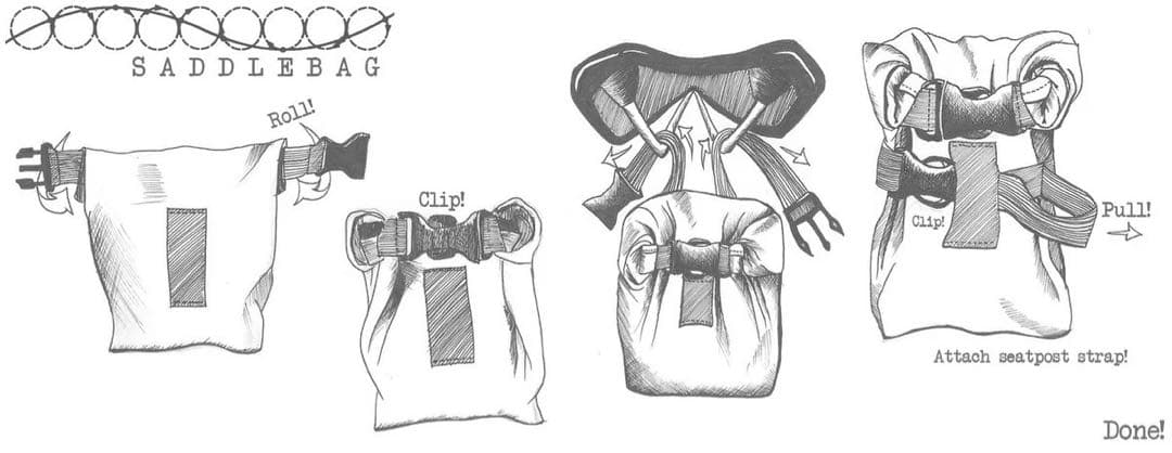 アクセサリー OUTER SHELL ADVENTURE Rolltop Saddlebag