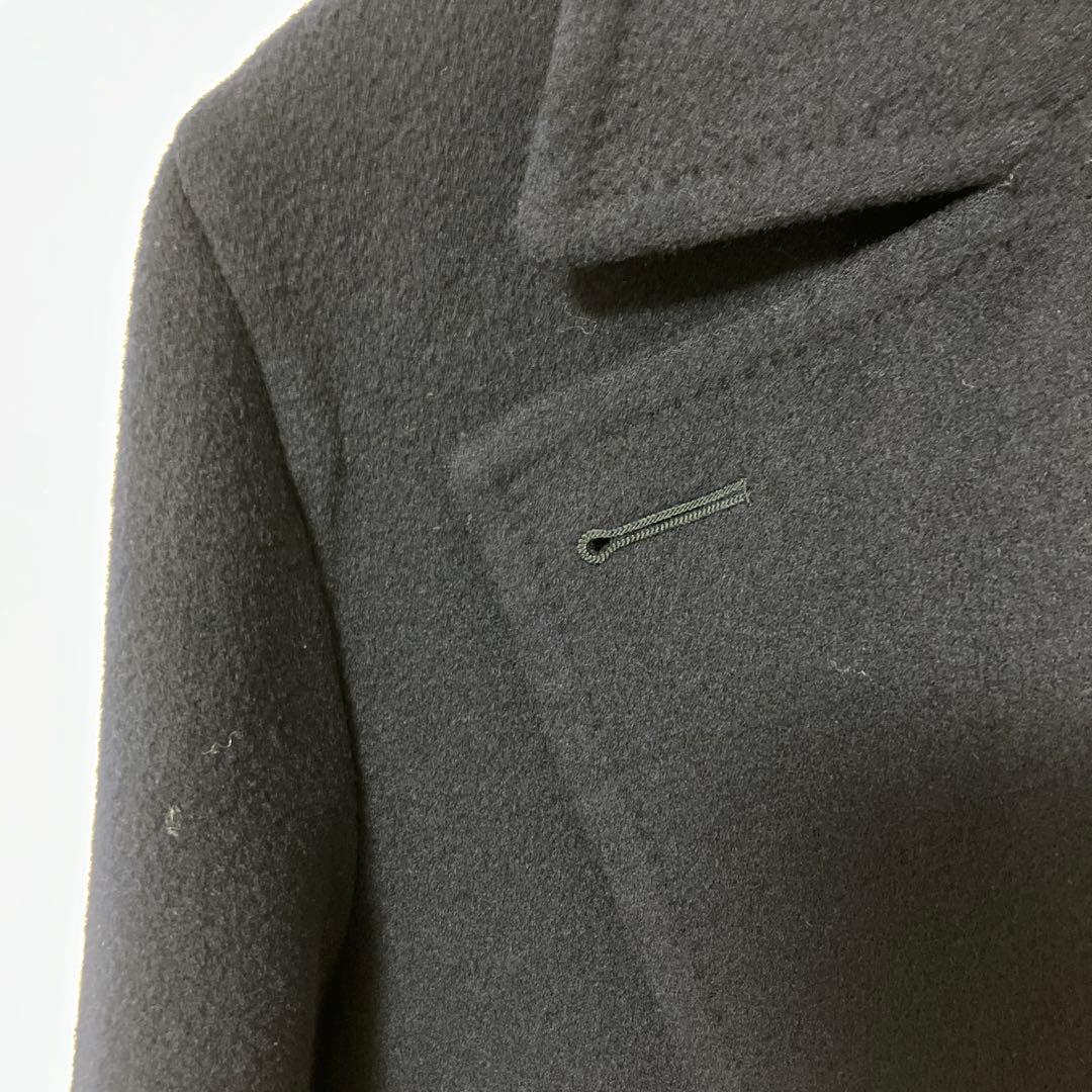 値下げしました　ベルベスト　ネイビー ウール ダブルブレスト コート　50