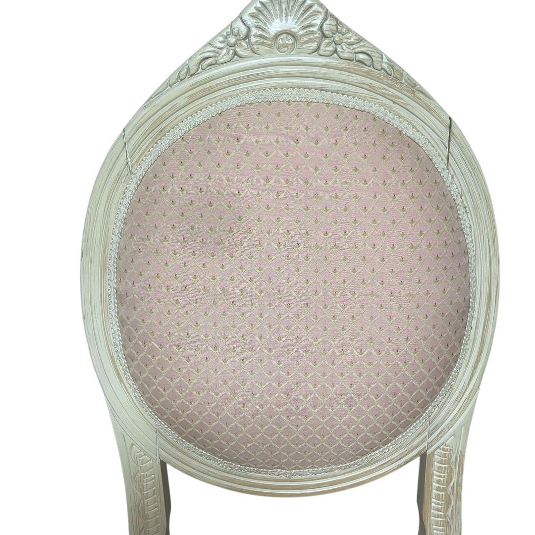 イタリア製 ドールチェア　オーバリーナ　ドレッサーチェア　インテリア　洋風　姫系