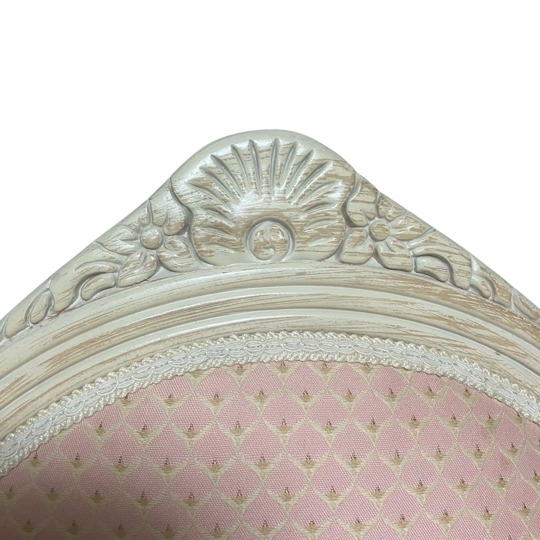 イタリア製 ドールチェア　オーバリーナ　ドレッサーチェア　インテリア　洋風　姫系