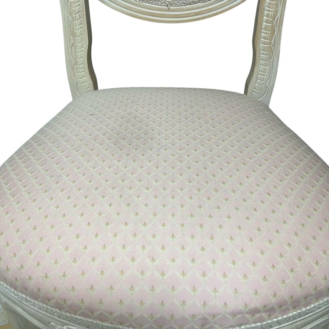 イタリア製 ドールチェア　オーバリーナ　ドレッサーチェア　インテリア　洋風　姫系