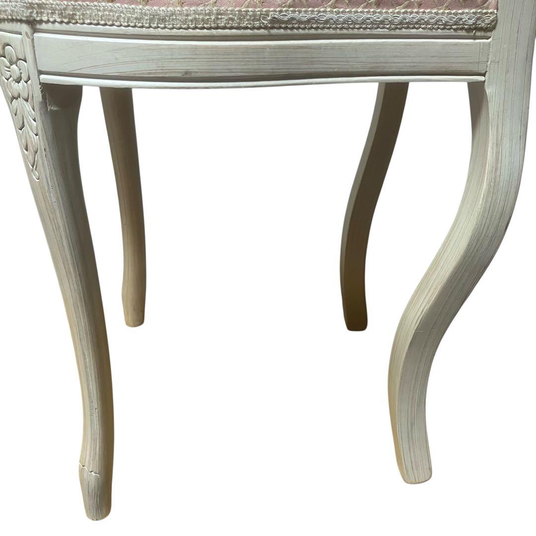 イタリア製 ドールチェア　オーバリーナ　ドレッサーチェア　インテリア　洋風　姫系