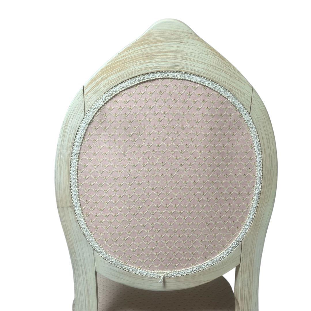 イタリア製 ドールチェア　オーバリーナ　ドレッサーチェア　インテリア　洋風　姫系