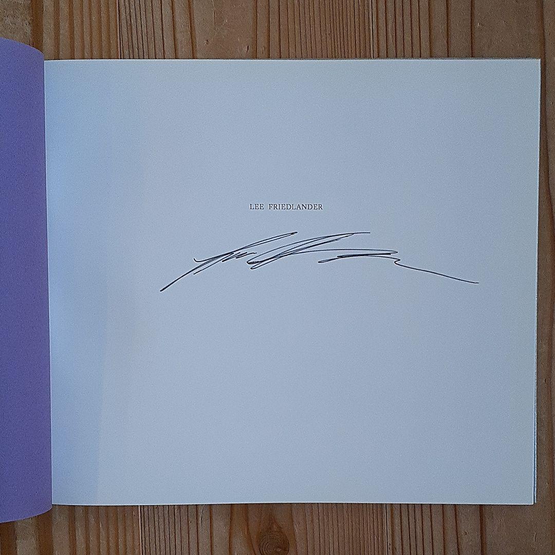 【値下げ】　リー・フリードランダー 1960s-2000s　直筆サイン