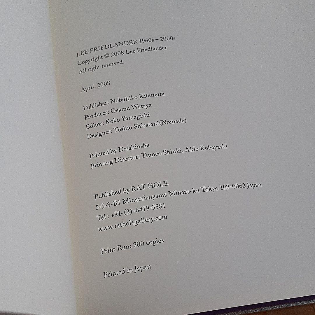 【値下げ】　リー・フリードランダー 1960s-2000s　直筆サイン