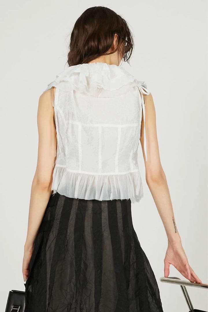 【prank project】Ruffle Frill Blouse