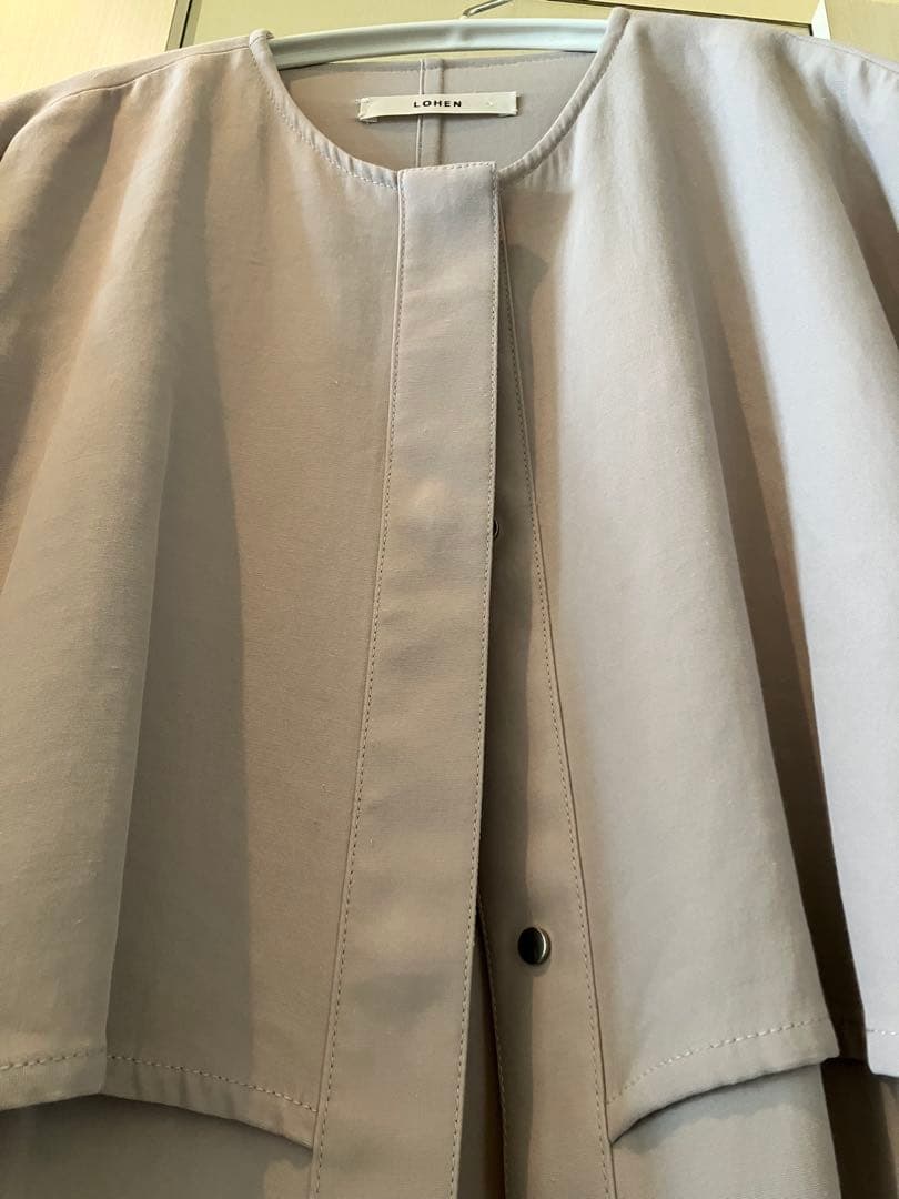 LOHEN ローヘン　サイドグログランレイヤードコート　スプリングコート