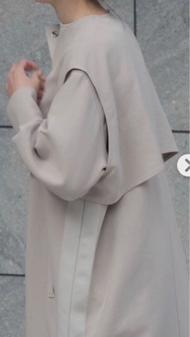 LOHEN ローヘン　サイドグログランレイヤードコート　スプリングコート