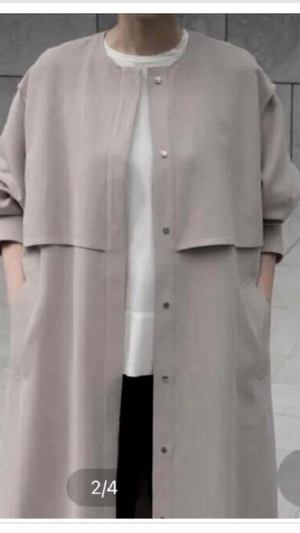 LOHEN ローヘン　サイドグログランレイヤードコート　スプリングコート