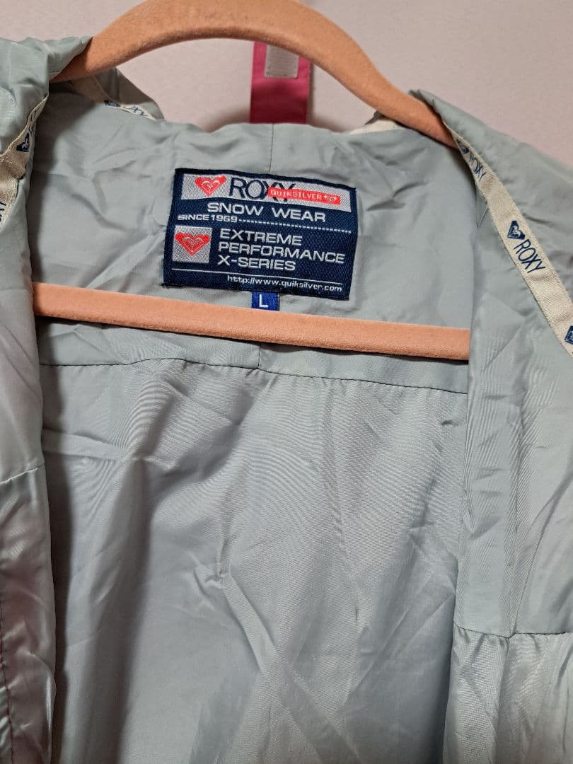 ROXY スノーウェア ピンク Lサイズ 上下セット