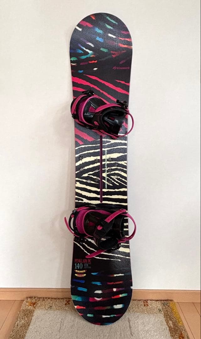 キスマーク　スノーボードセット　カバー付き　レディース　140