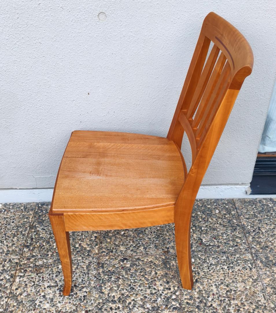 uni63 ACTUS 朝日木工 BOSCO 天然木 ダイニングチェア１脚