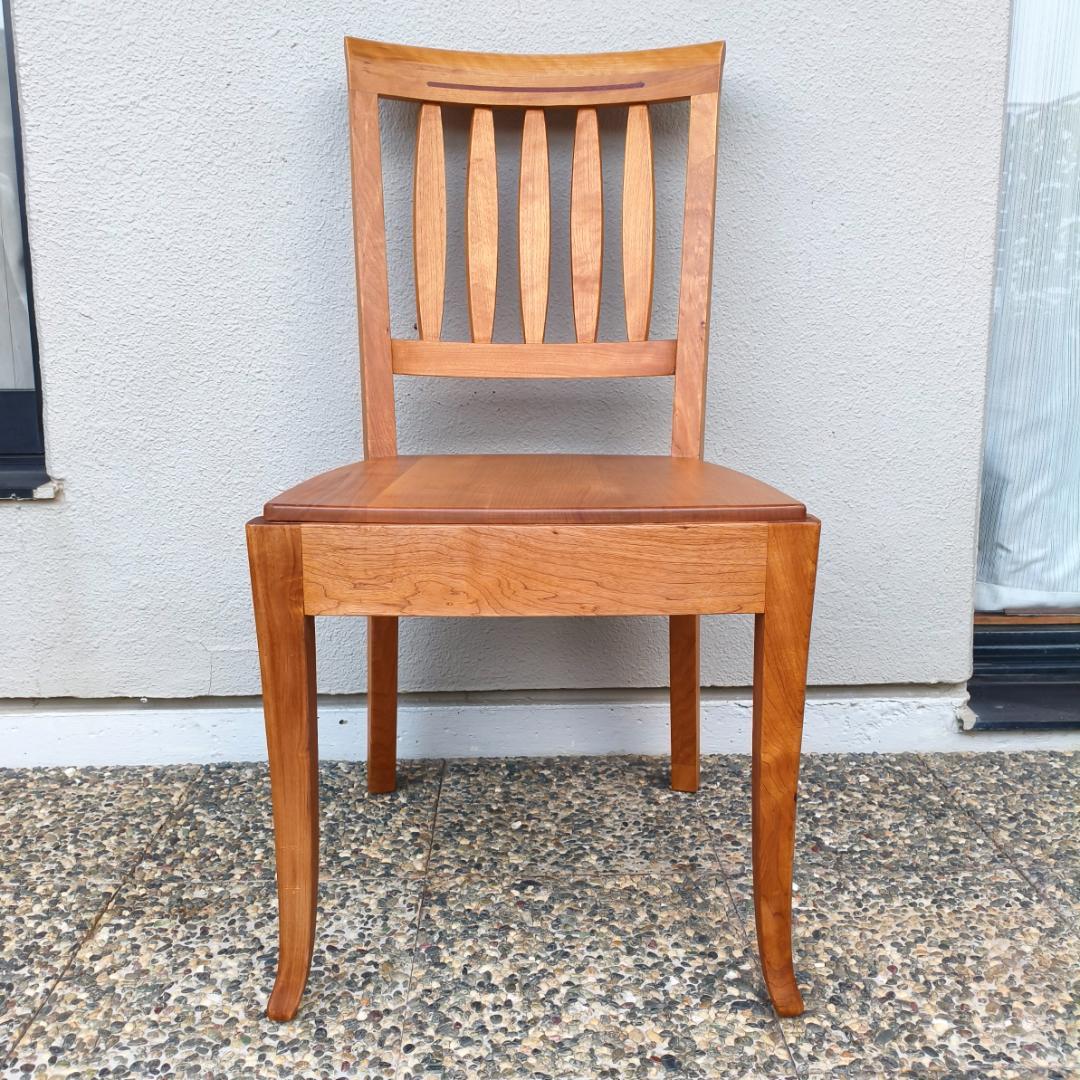 uni63 ACTUS 朝日木工 BOSCO 天然木 ダイニングチェア１脚