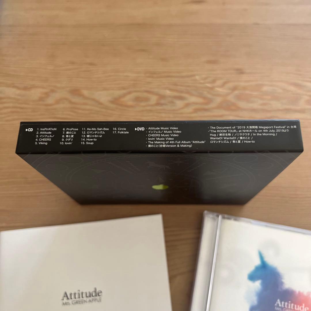 Mrs. GREEN APPLE Attitude 初回限定盤 CD DVD