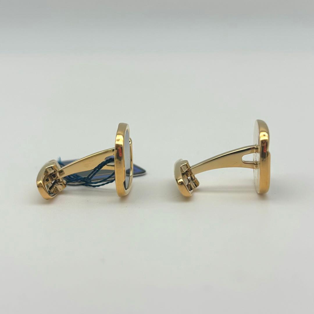 【希少 未使用】 イヴサンローラン シェル カフリンクス ネクタイピン グリーン