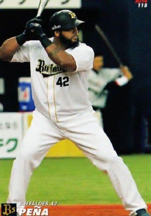 【レア】オリックス バファローズ ペーニャ　ホーム　ユニフォーム デサント L