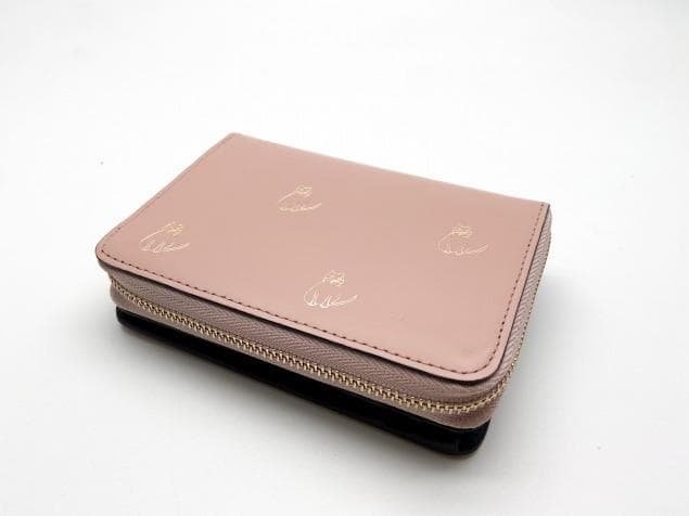 Paul Smith♡牛革 折り財布 キャットドゥードゥル 猫柄♡ポールスミス