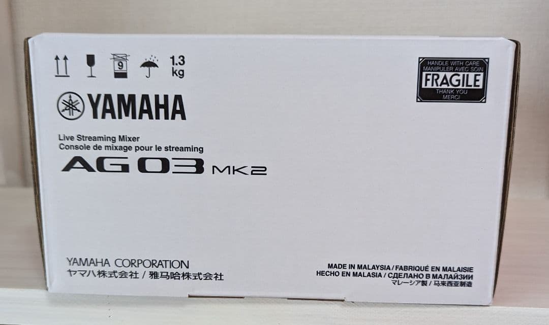 YAMAHA AG03MK2 W ヤマハ ライブストリーミングミキサー