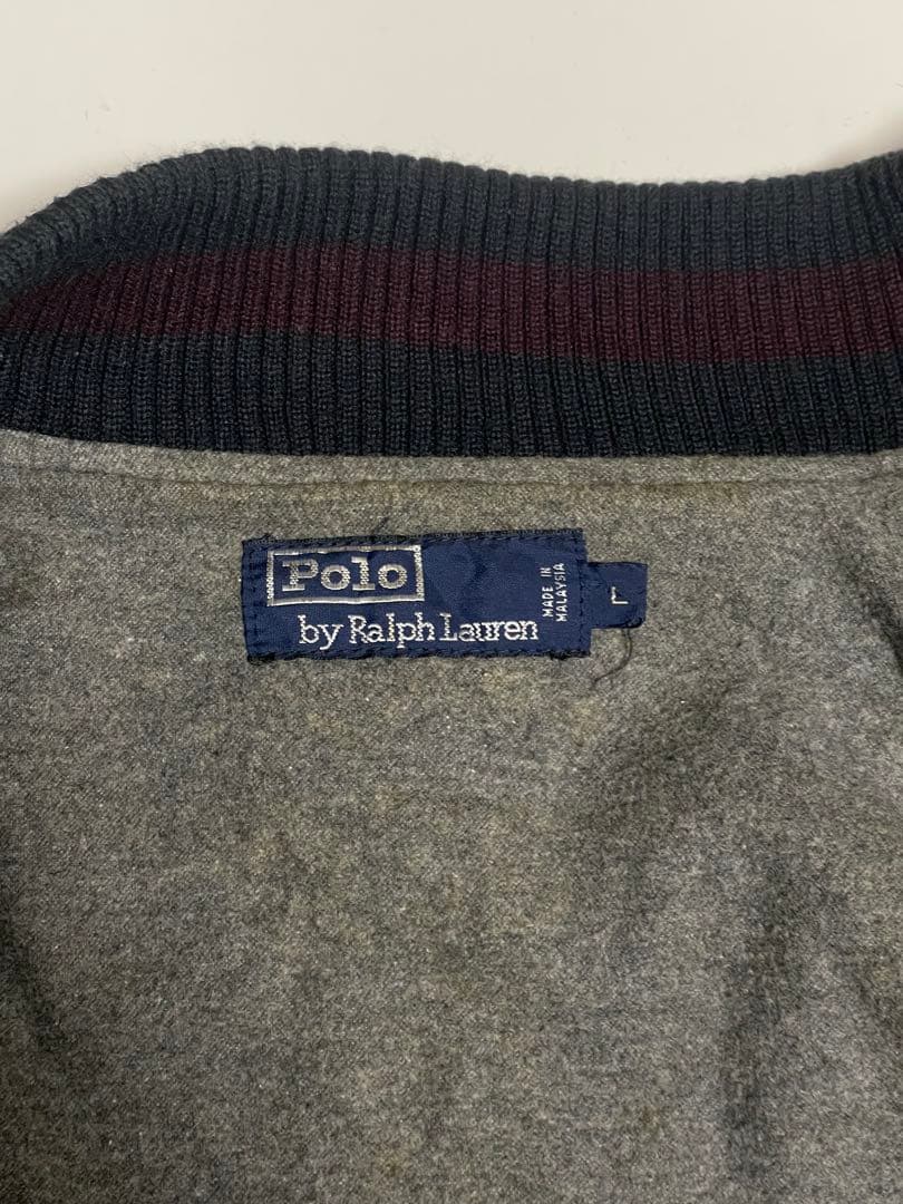 90s polo ralph lauren ヴィンテージ　ウールスタジャン