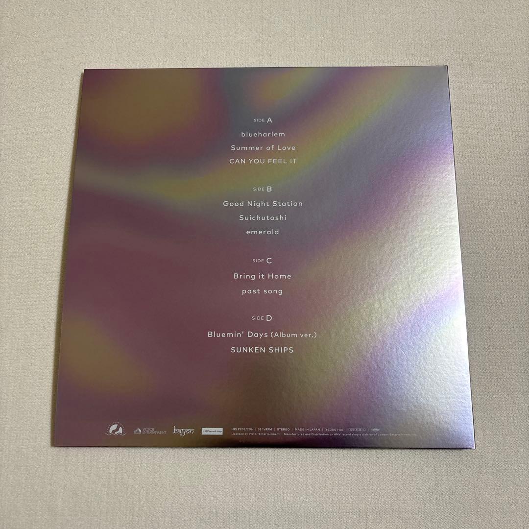 Yogee New Waves「BLUEHARLEM」レコード