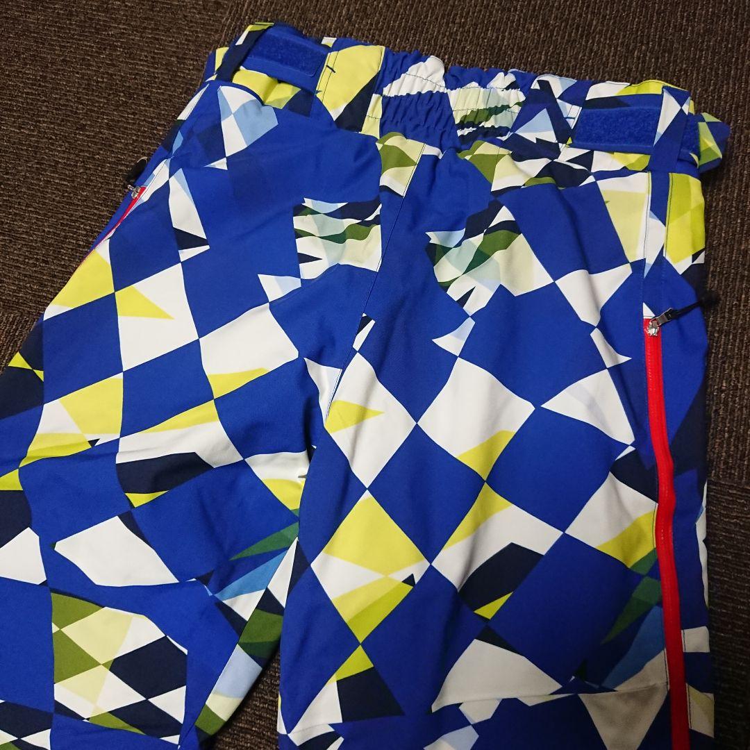 送料無料【Phenix】幾何学模様スキーパンツ M デモ　技術選　demo