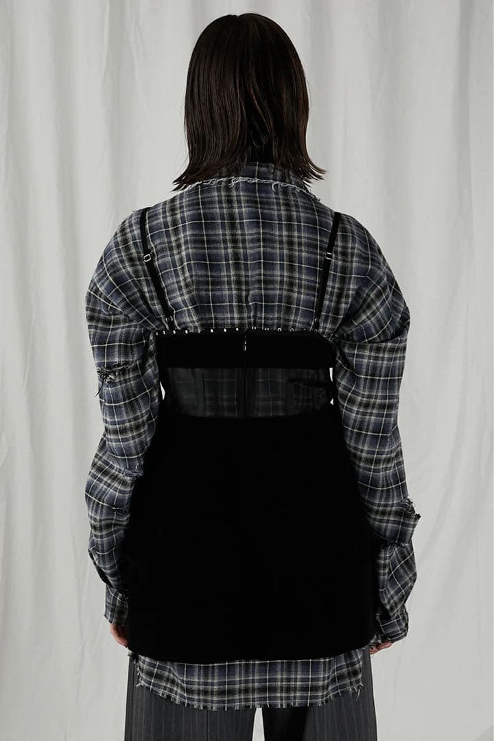 【mmm】Velvet Tunic Bustier