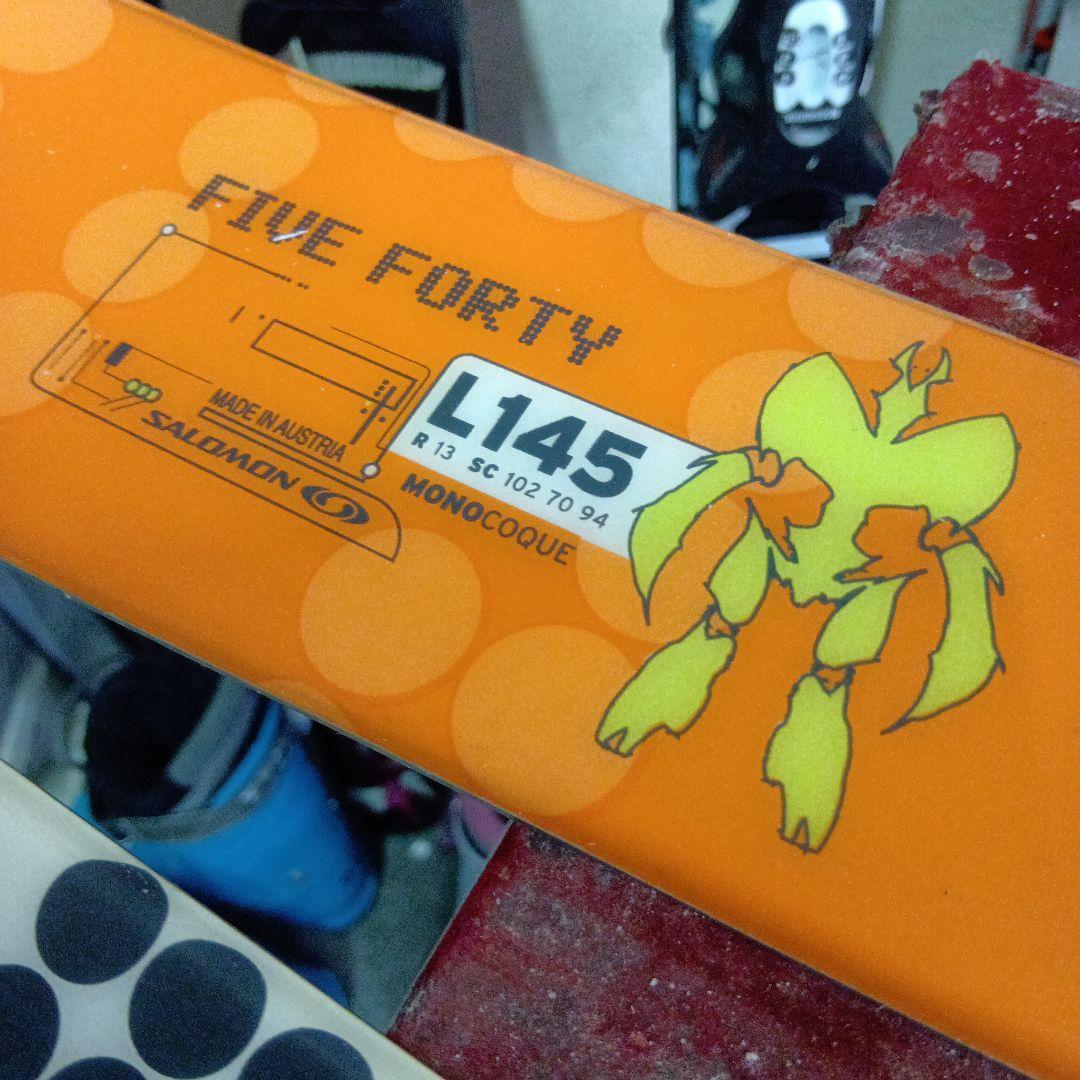 145cmサロモン…メンテナス済 フリースタイルスキー