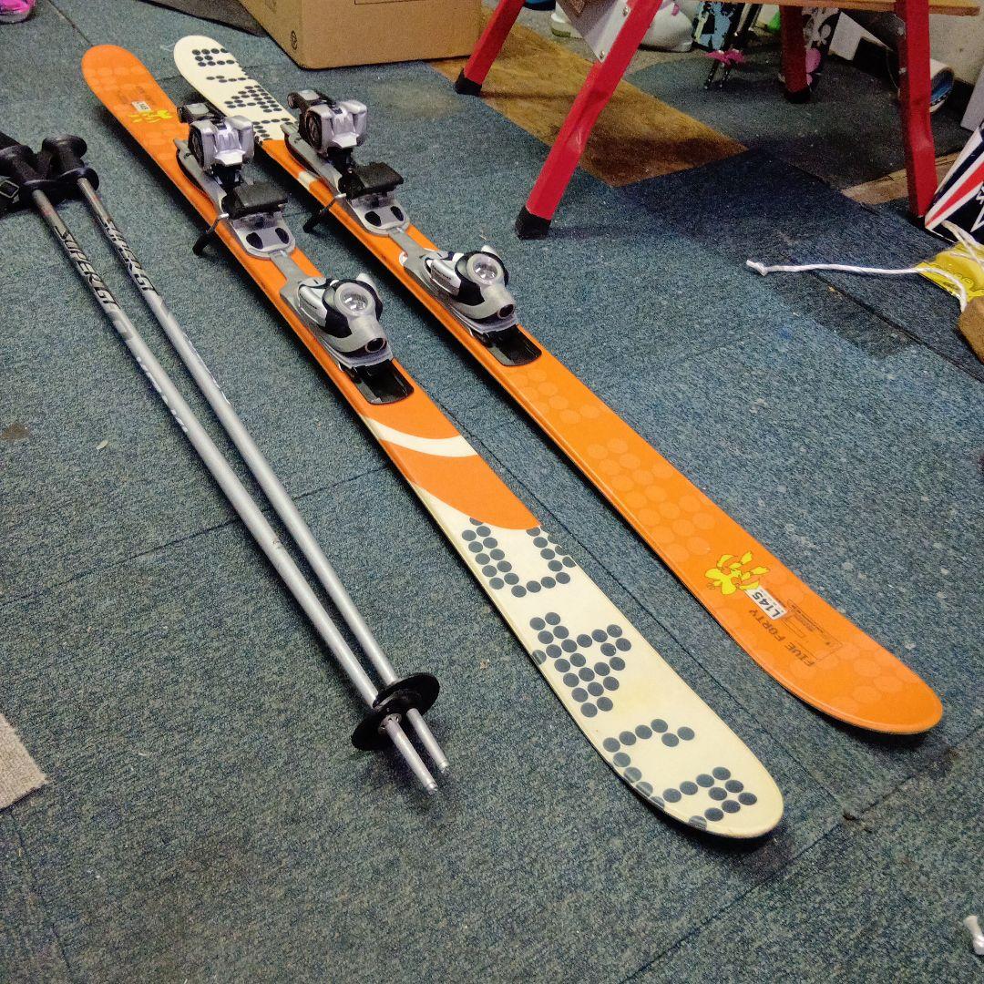 145cmサロモン…メンテナス済 フリースタイルスキー