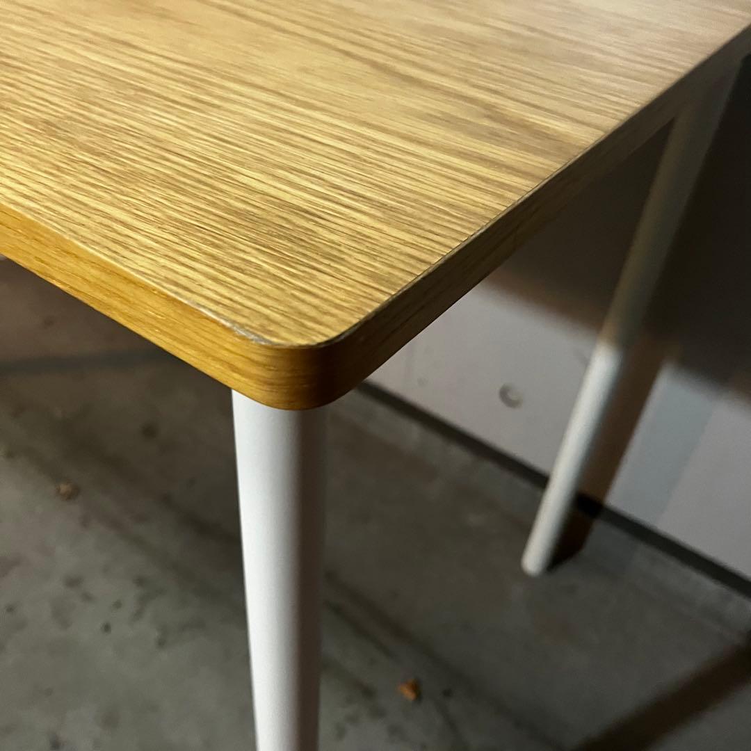 ku★無印 システムデスク・オーク材天板・幅１２０ｃｍ