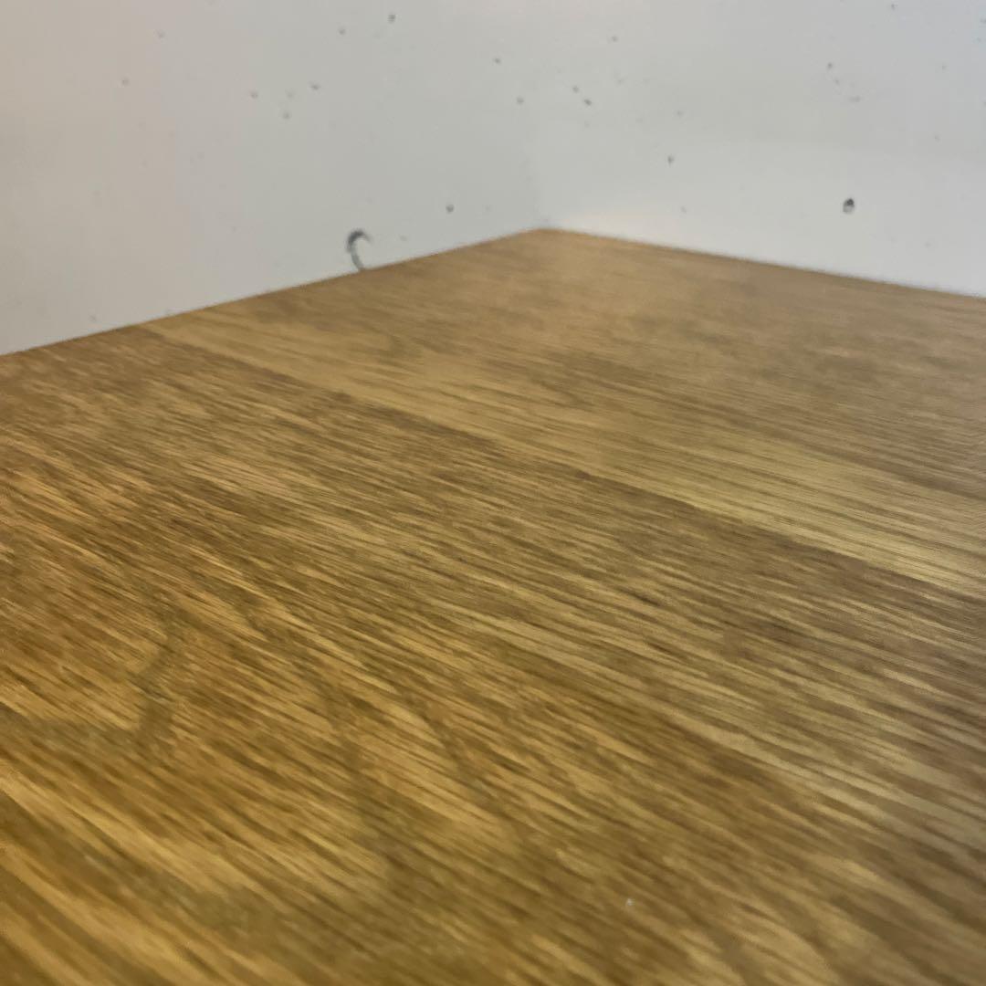 ku★無印 システムデスク・オーク材天板・幅１２０ｃｍ