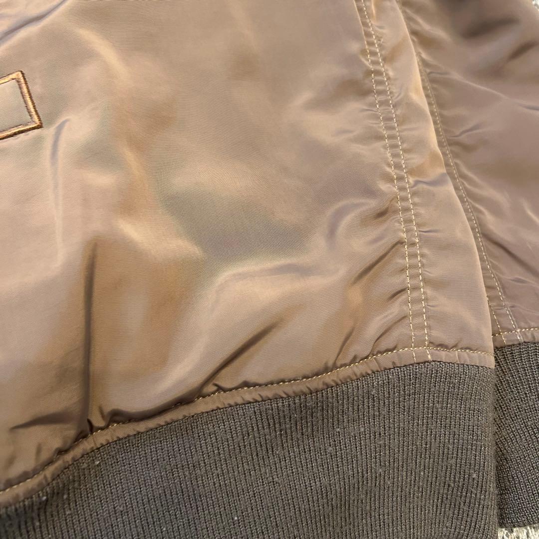 AVIREX フライトジャケット タイガーシャーク ワッペン刺繍 L