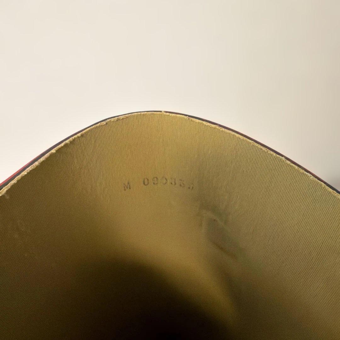 AIGLE 黒ロングブーツ 赤トップバンド 25.5~26.0